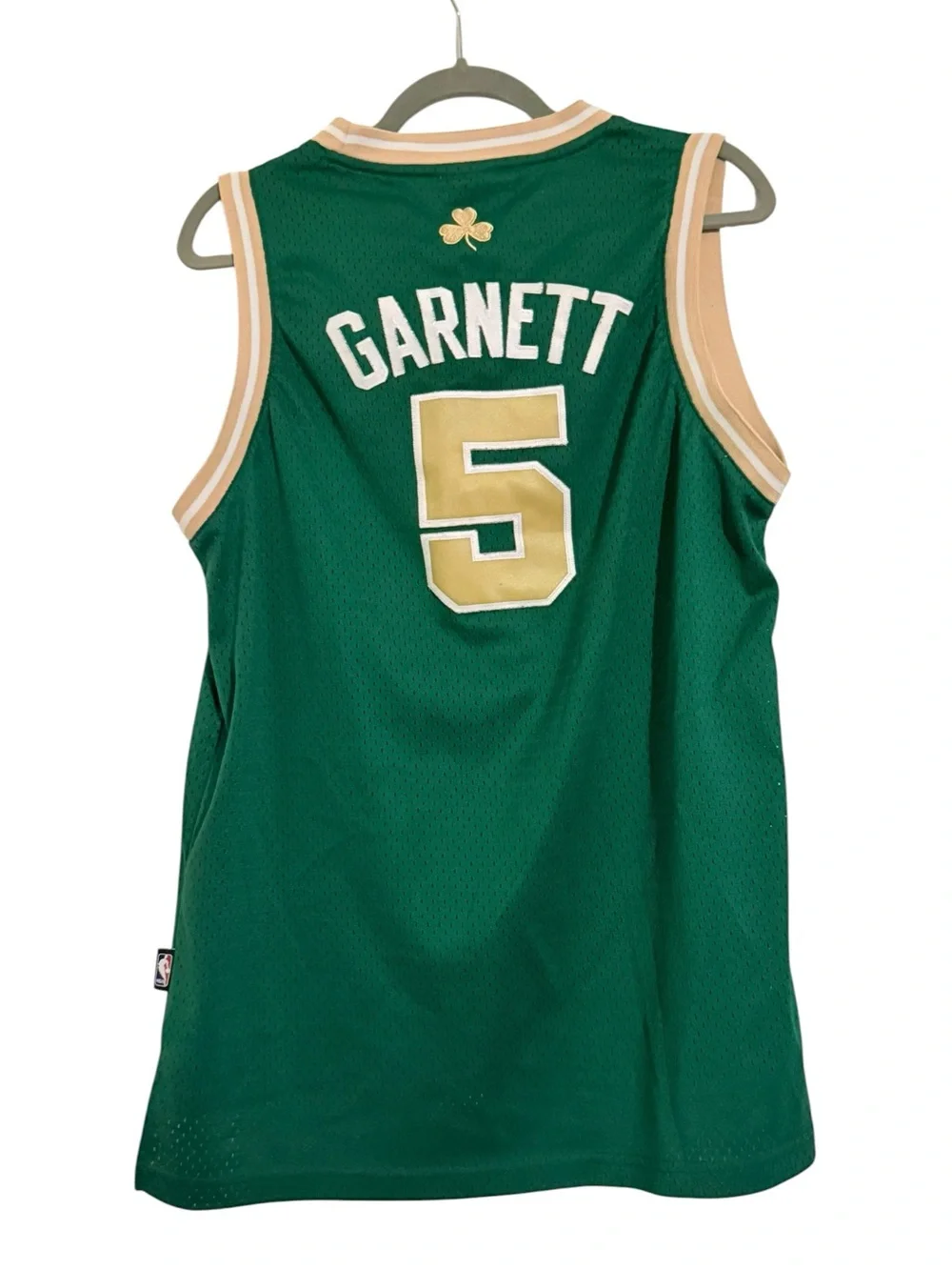 Vintage Adidas NBA St. Patricks Day Boston Celtics Kevin Garnett Jersey Size XL
